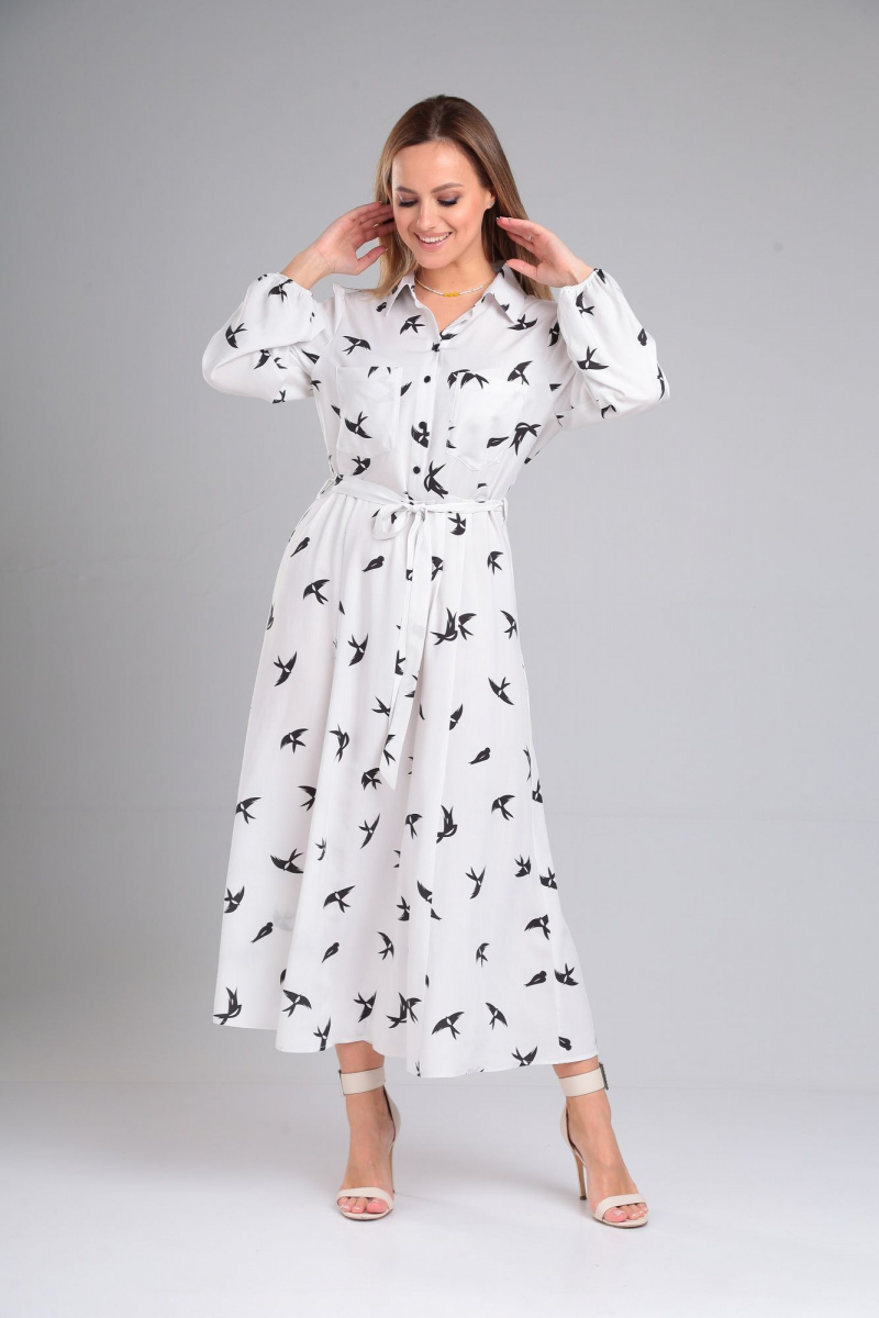 Платья Lady Line 563 белый