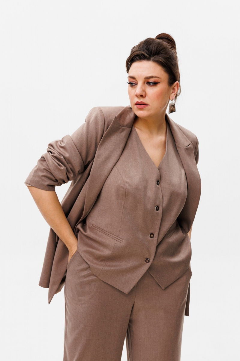 Брючный костюм Anelli 1426.1 капучино