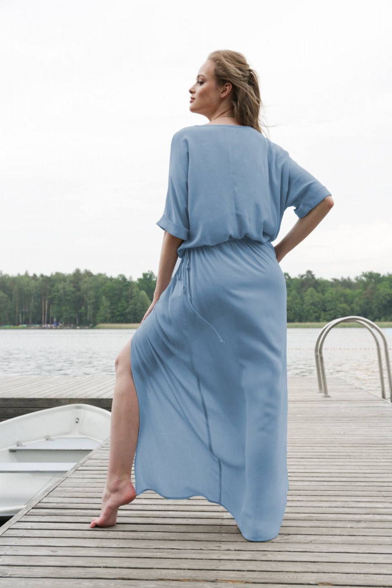 Платья MAX 4-076 синий