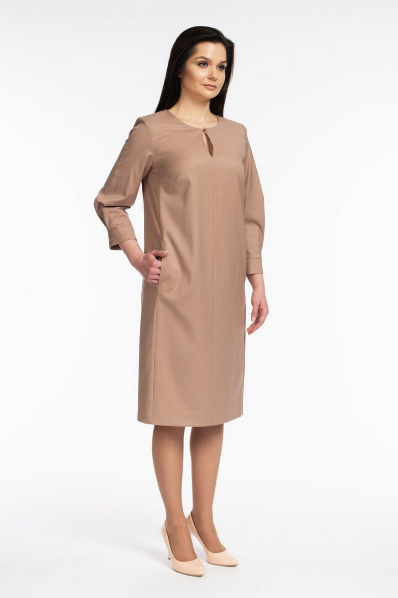 Платья FASHION CENTRE Пв-3623 капучино