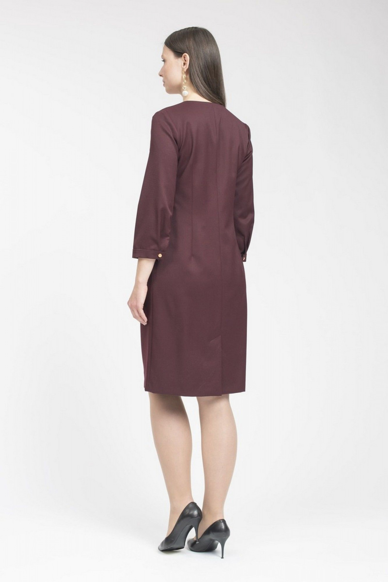 Платья FASHION CENTRE Пш-3349 бордовый