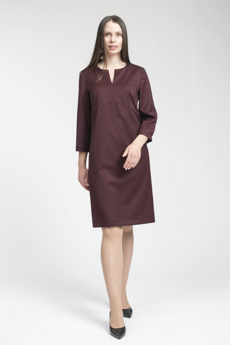 Платья FASHION CENTRE Пш-3349 бордовый