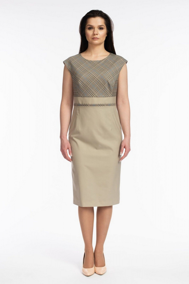 Платья FASHION CENTRE Пш-3605 бежевый
