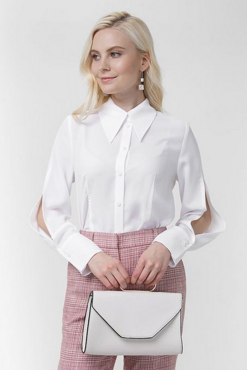 Блузы MIRSINA FASHION 1604 белый