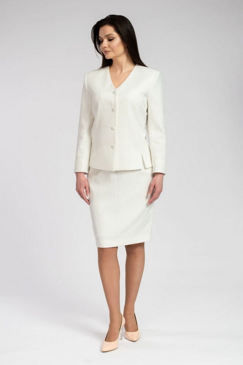 Жакеты FASHION CENTRE П-3686 белый