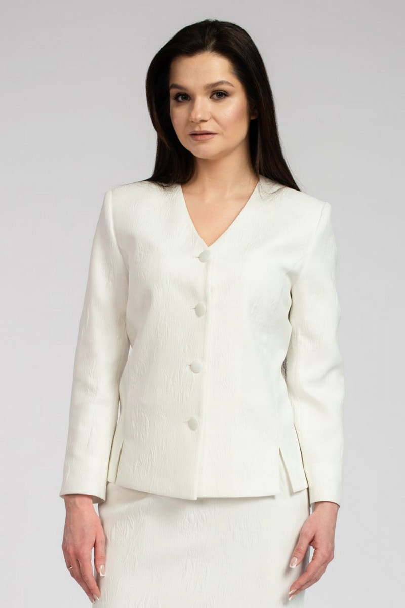 Жакеты FASHION CENTRE П-3686 белый