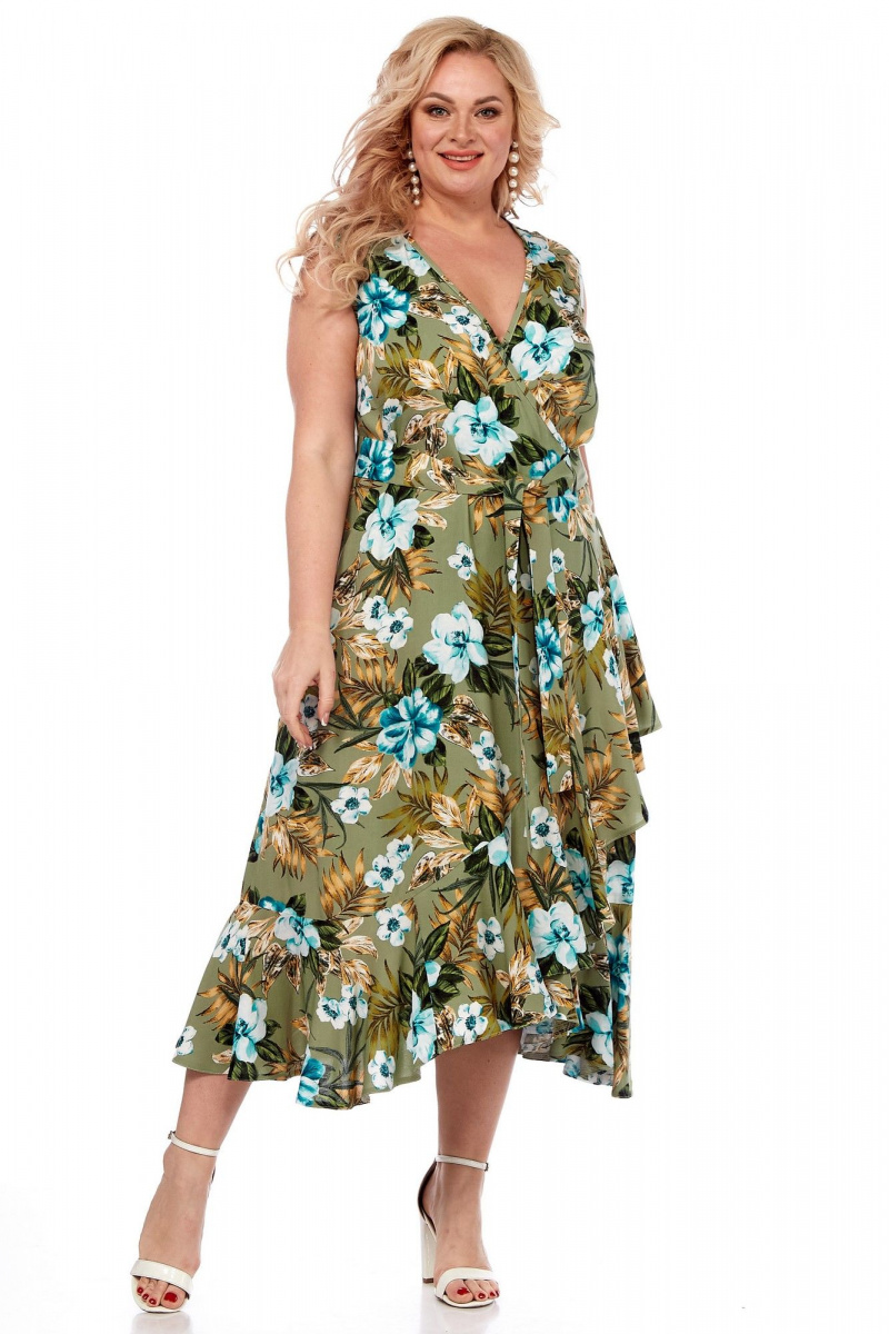 Платья Celentano lite 5024.2 оливковый