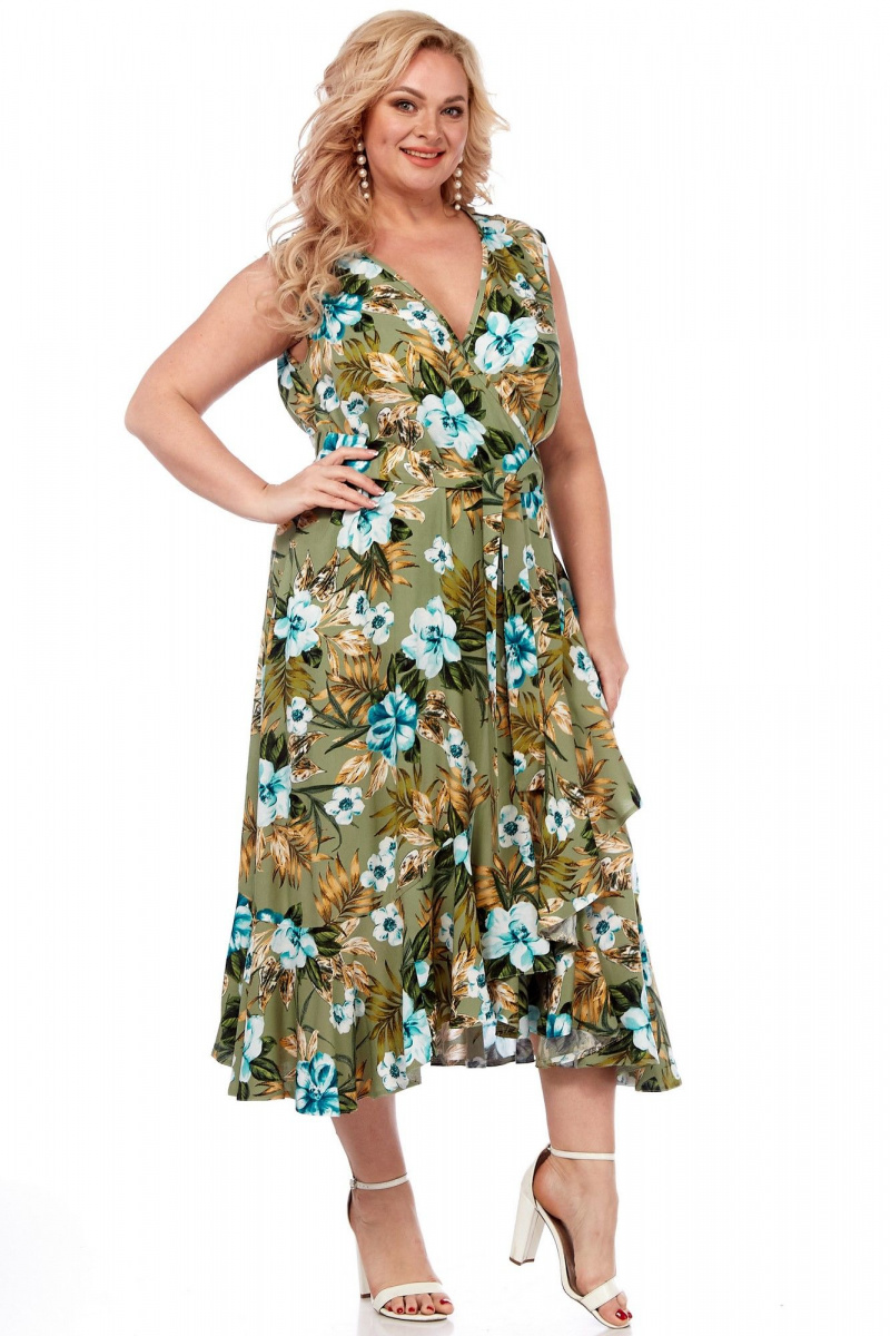 Платья Celentano lite 5024.2 оливковый