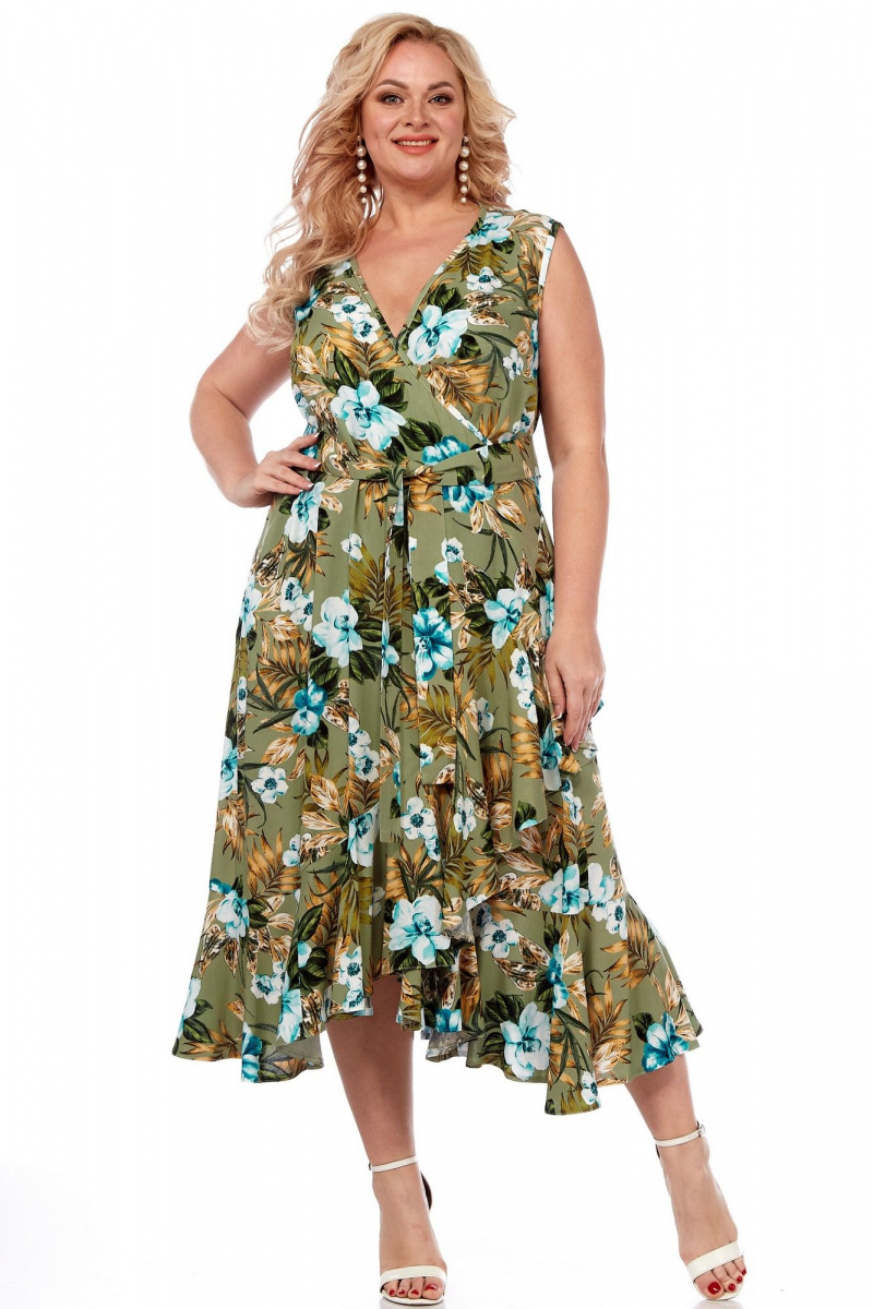 Платья Celentano lite 5024.2 оливковый