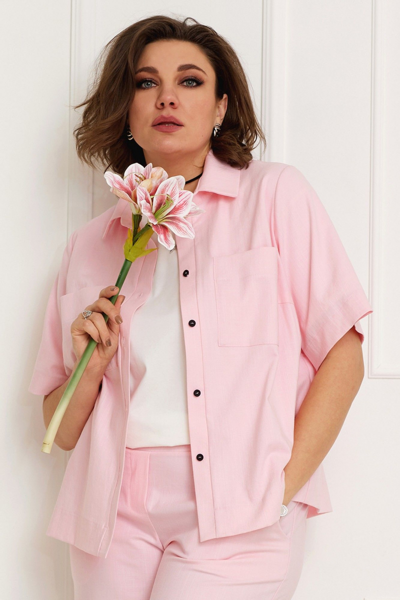 Рубашки BegiModa 4084 розовый