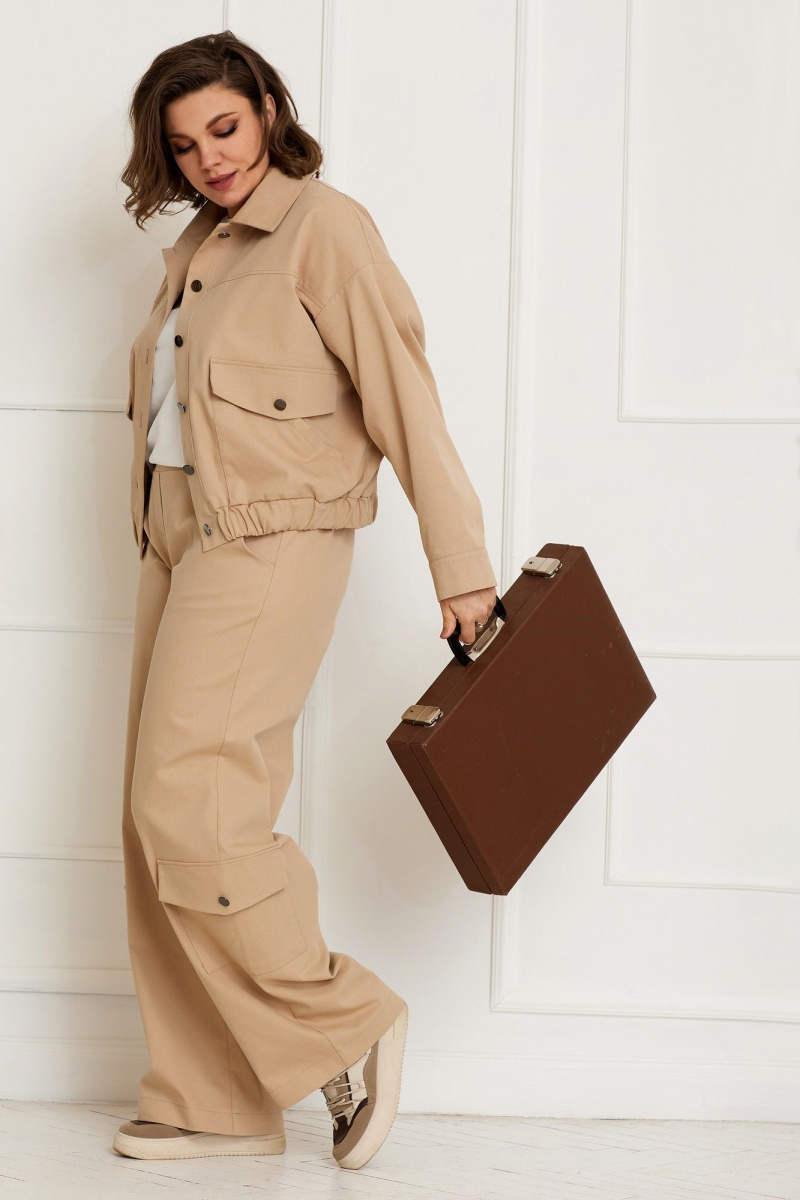Брюки BegiModa 6047 кэмел
