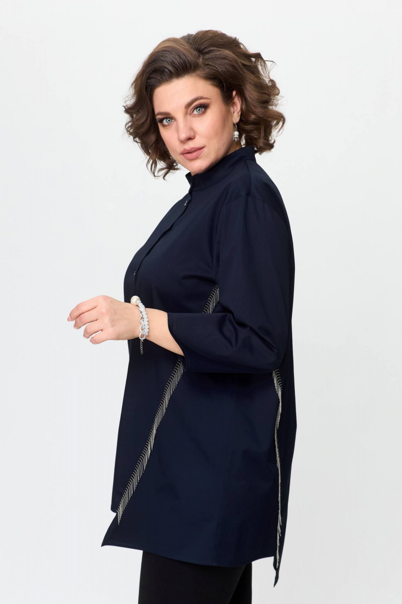 Рубашки Avenue Fashion 0324 синий