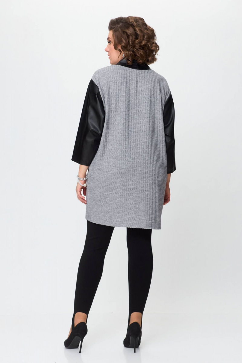Кардиганы Avenue Fashion 0325 серый+черный