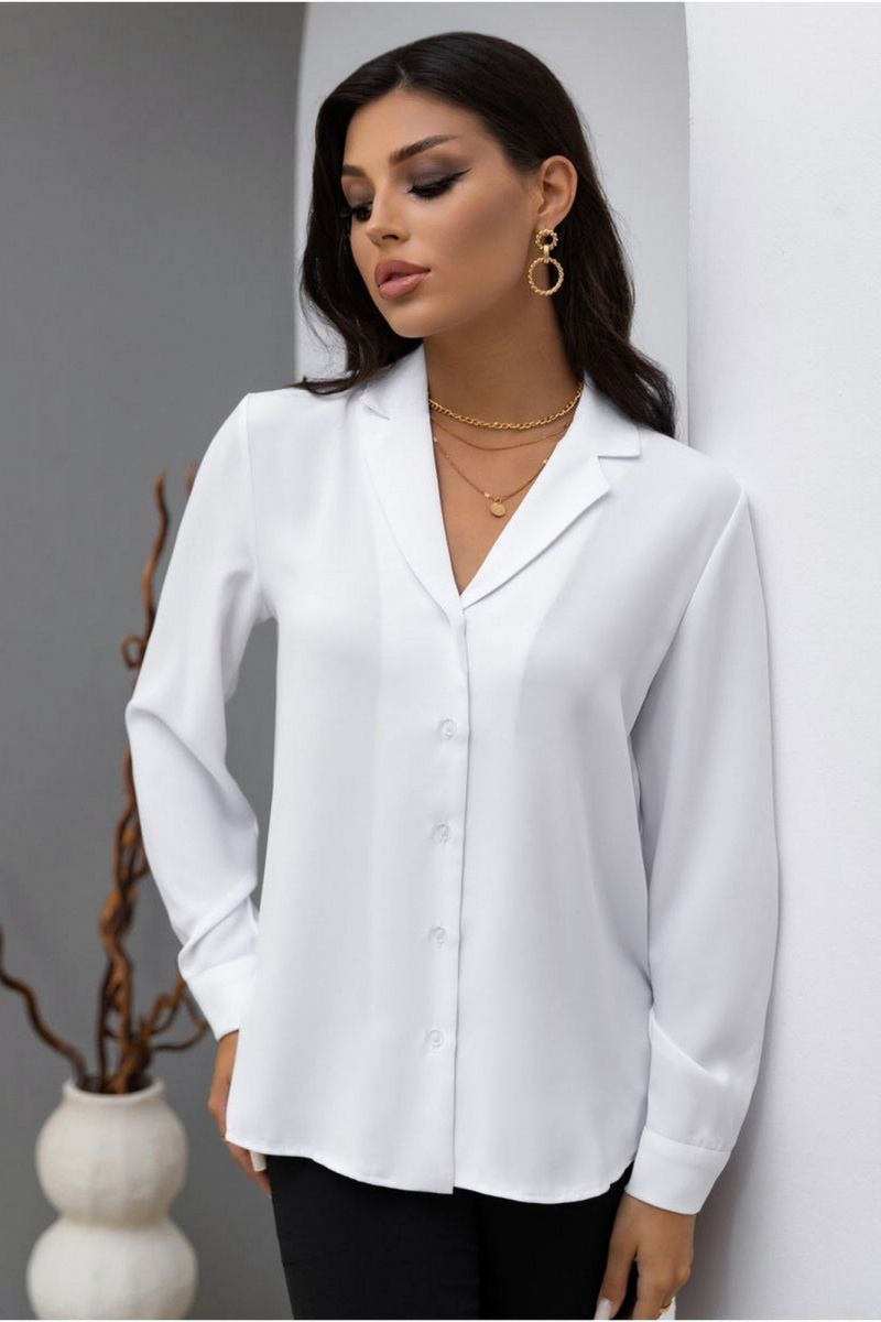 Блузы MIRSINA FASHION 1605 белый
