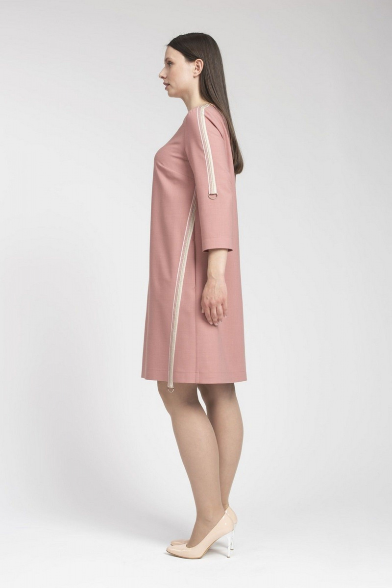 Платья FASHION CENTRE Пш-3395 пепельная роза