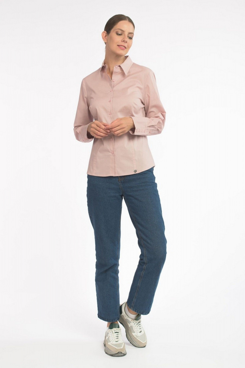 Блузы FASHION CENTRE Х-3541 пудровый