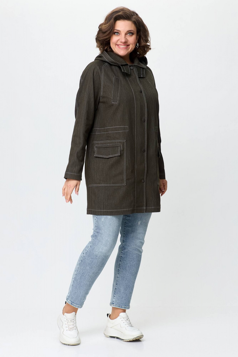 Женская куртка Zlata 4406 т.оливковый