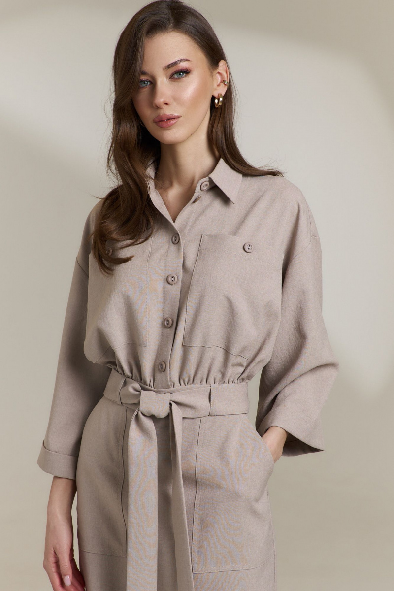 Платья DiLiaFashion 0841 бежевый