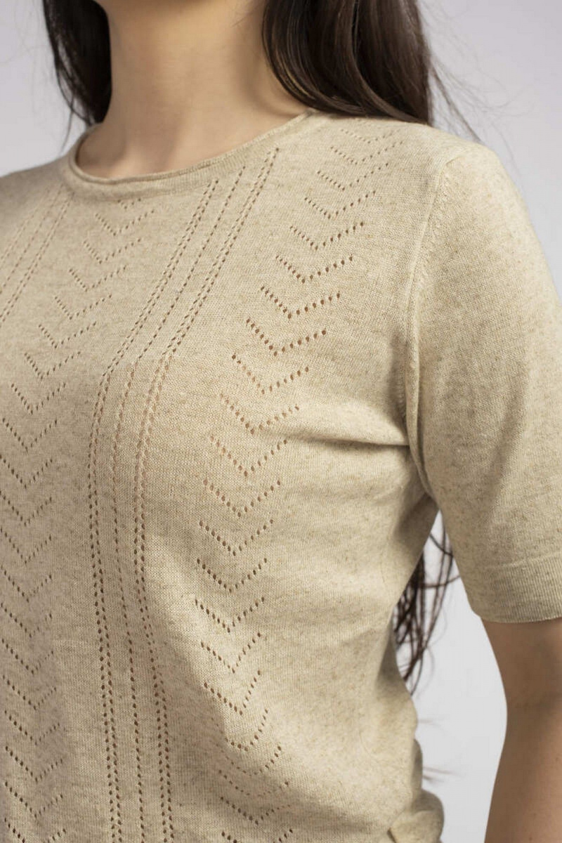 Джемперы FASHION CENTRE ХЛ-3725 бежевый