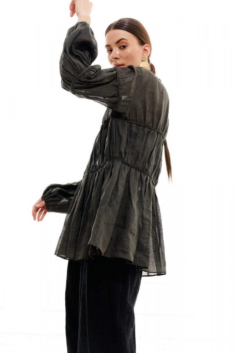 Блузы ELLETTO LIFE 3714 зеленый