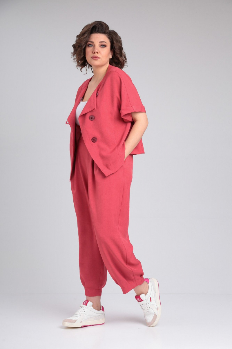 Брючный костюм Michel chic 1337/1 коралл