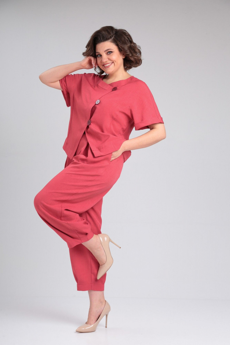 Брючный костюм Michel chic 1337/1 коралл