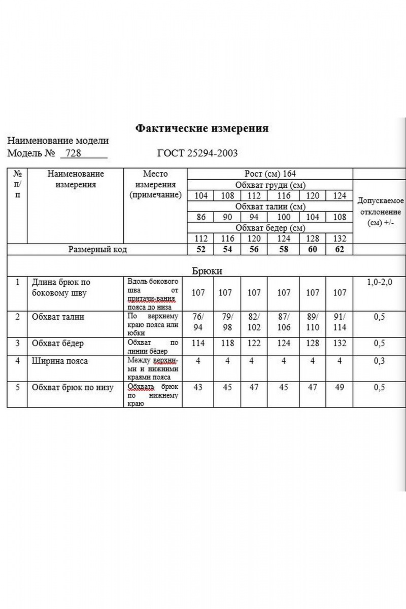 Брюки Swallow 728