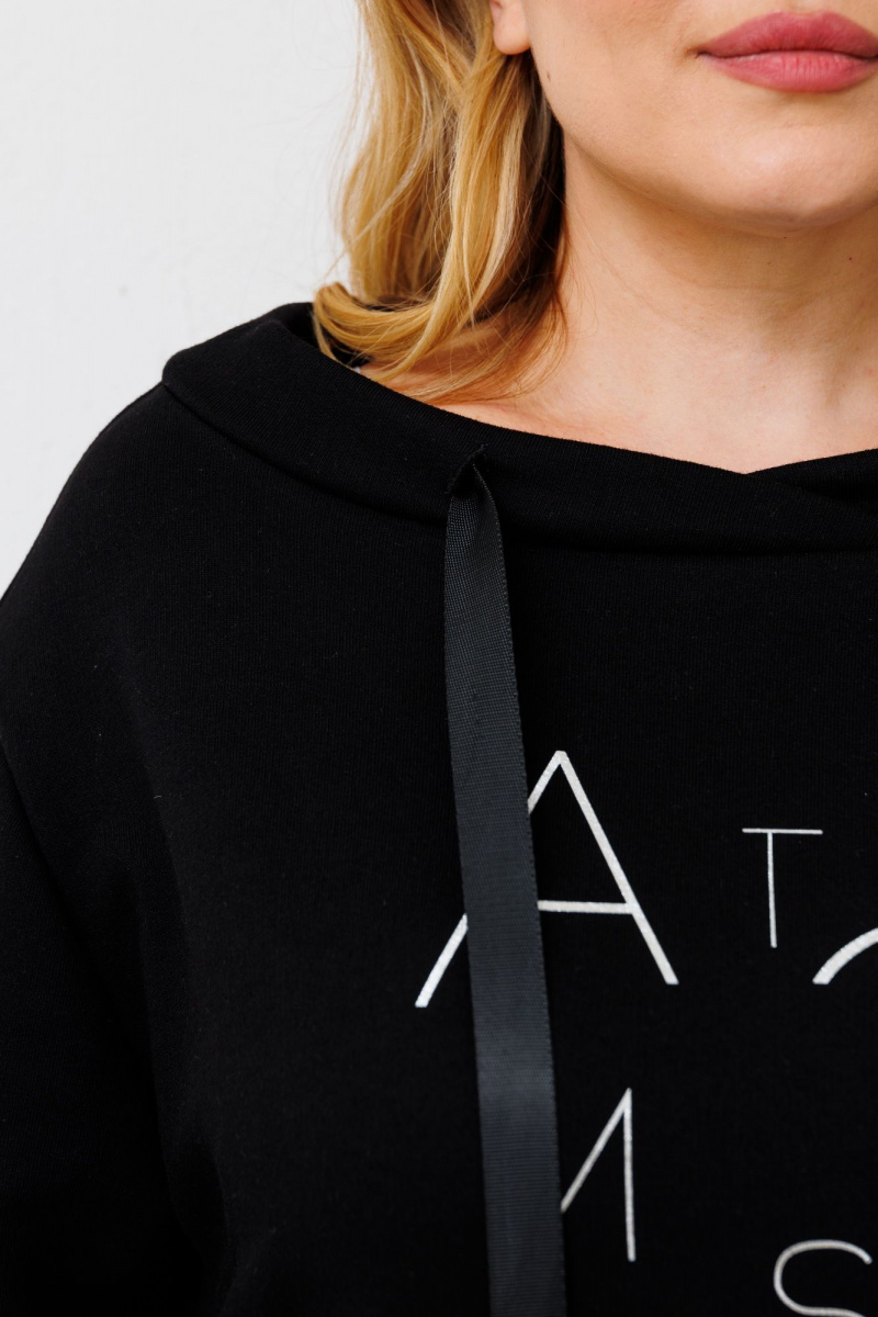 Платья BRELA 2321 печать_серебро_черный