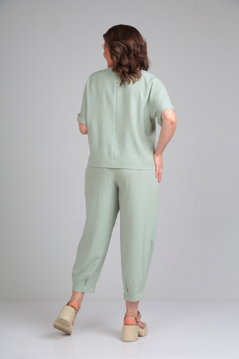 Брючный костюм Michel chic 1337/1 светло-зеленый
