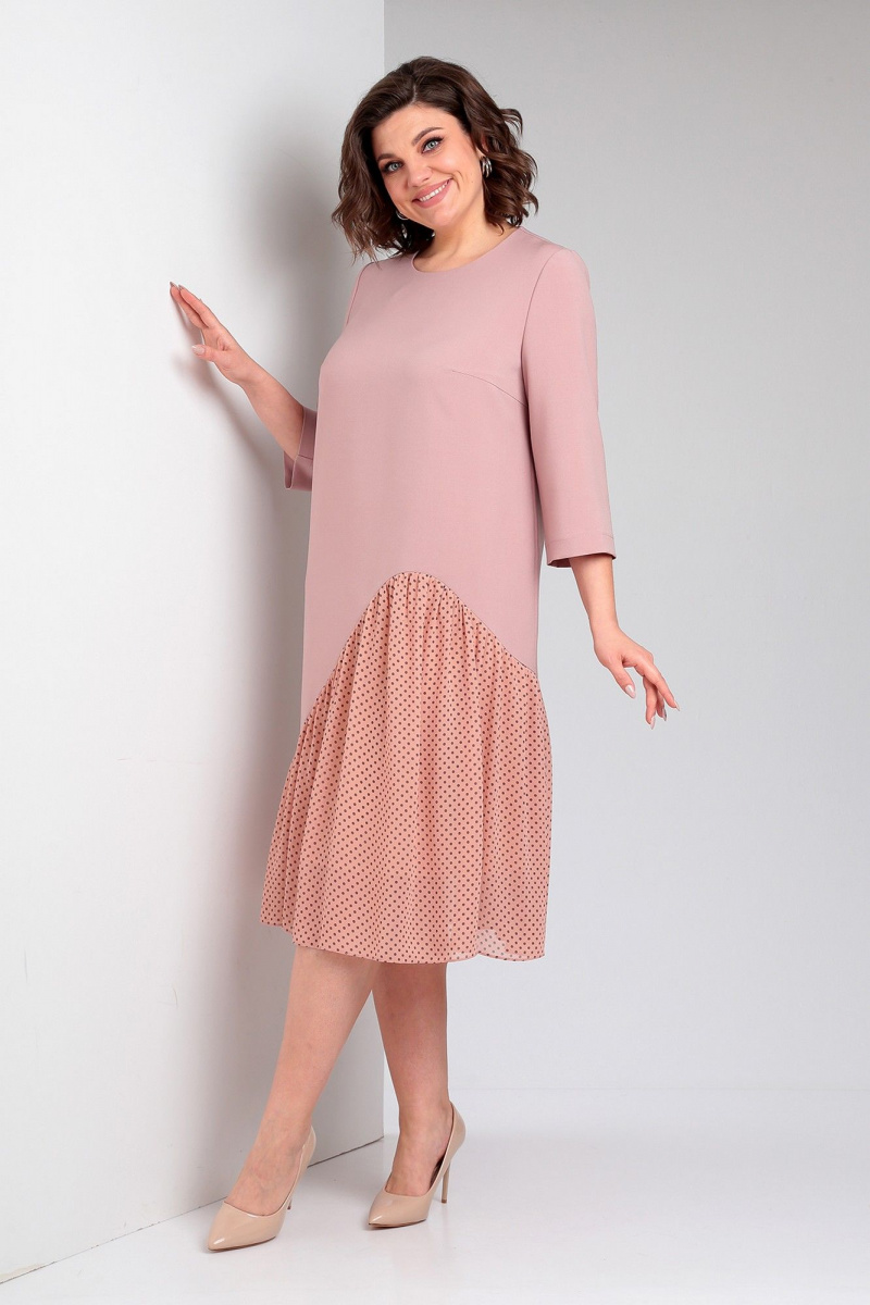 Платья Liona Style 756 персиковый