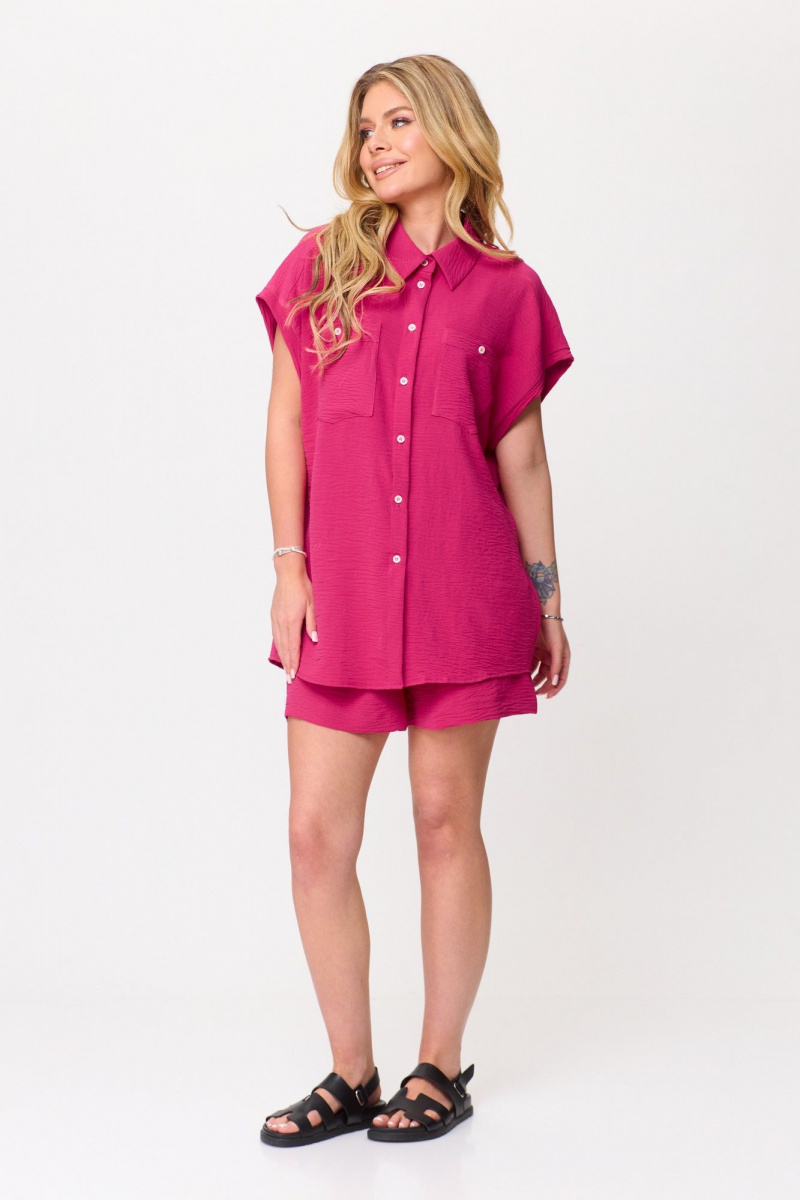 Женский комплект с шортами Talia fashion 400 фуксия