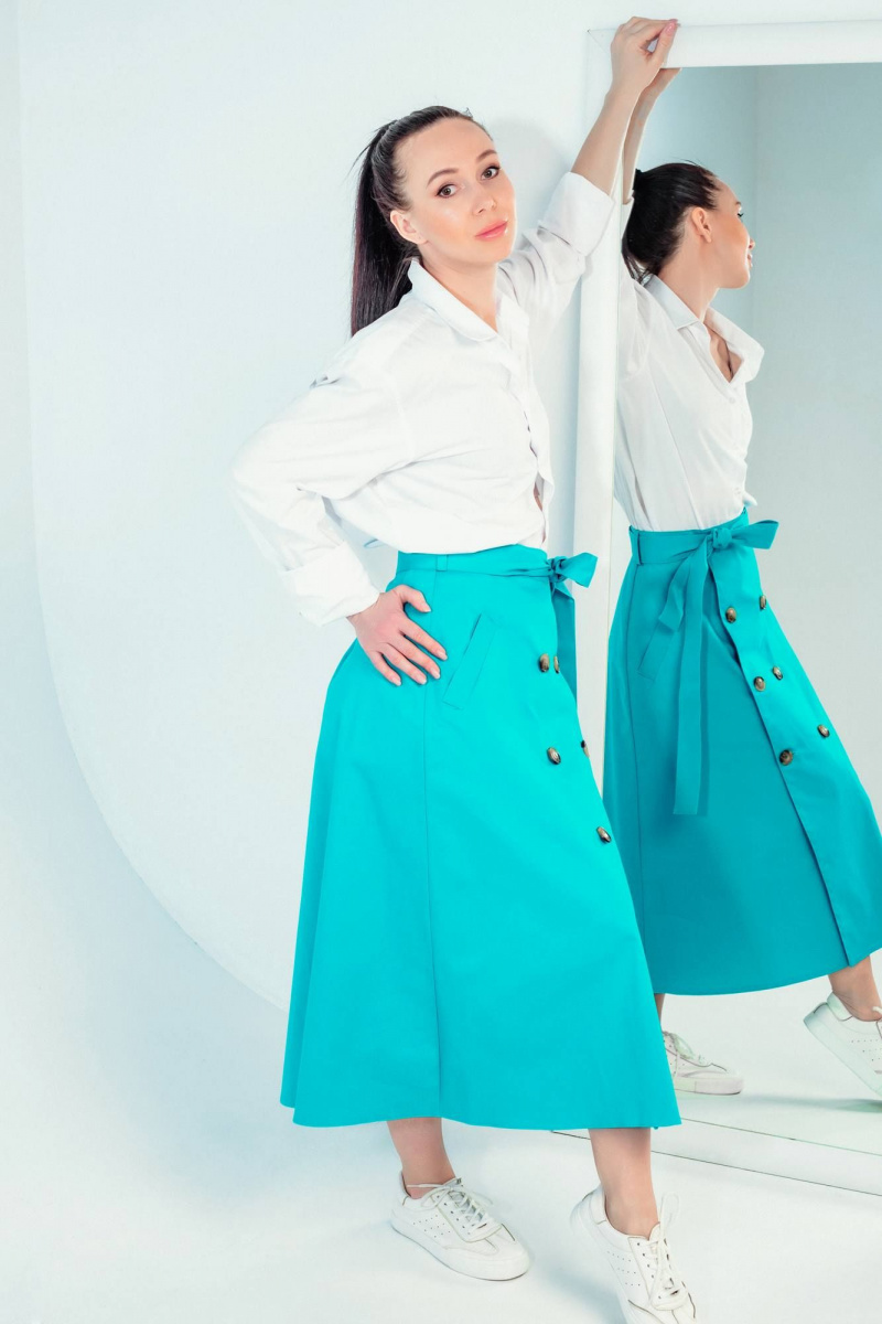 Юбки Legend Style S-009 бирюза