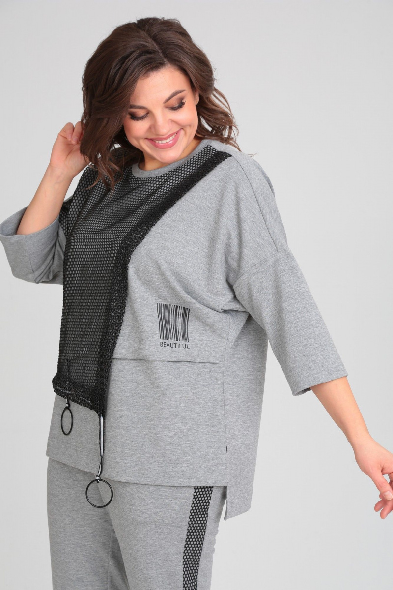 Брючный комплект Michel chic 1329/1 серый