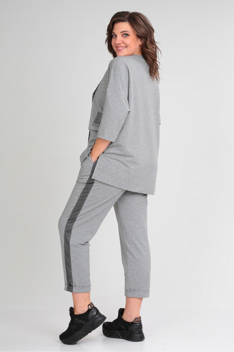 Брючный комплект Michel chic 1329/1 серый