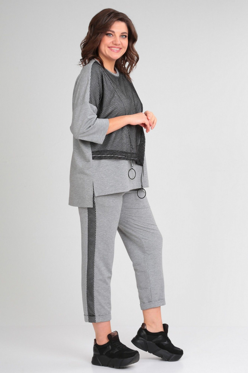Брючный комплект Michel chic 1329/1 серый