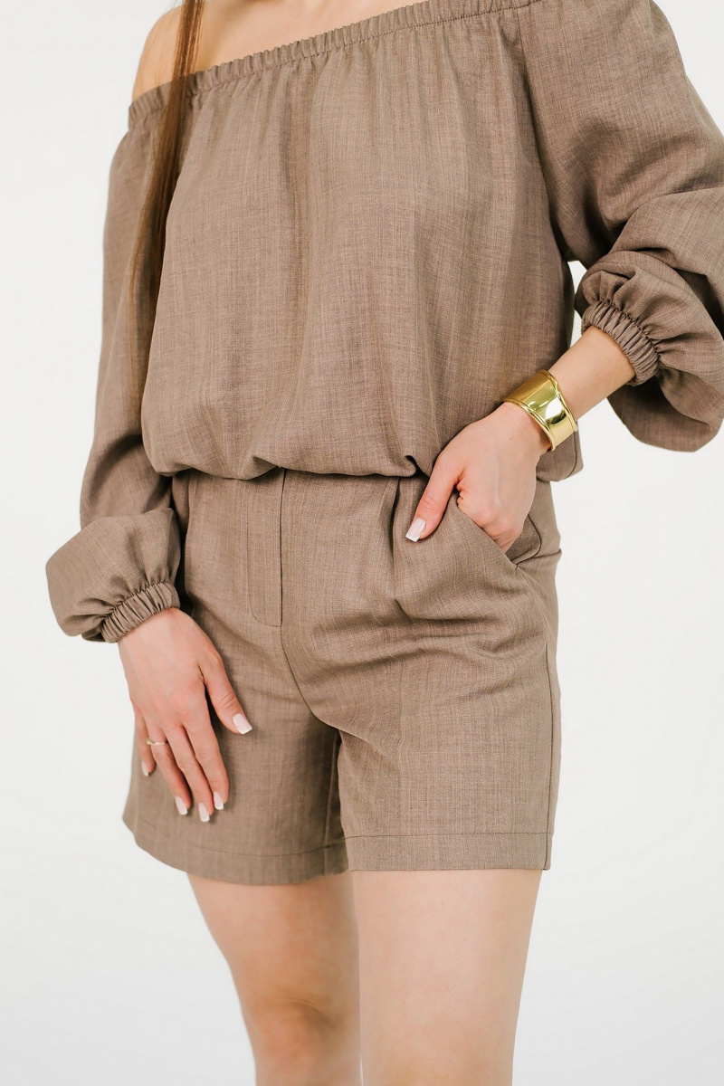 Шорты MONA STYLE FASHION&DESIGN 24060-1 капучино