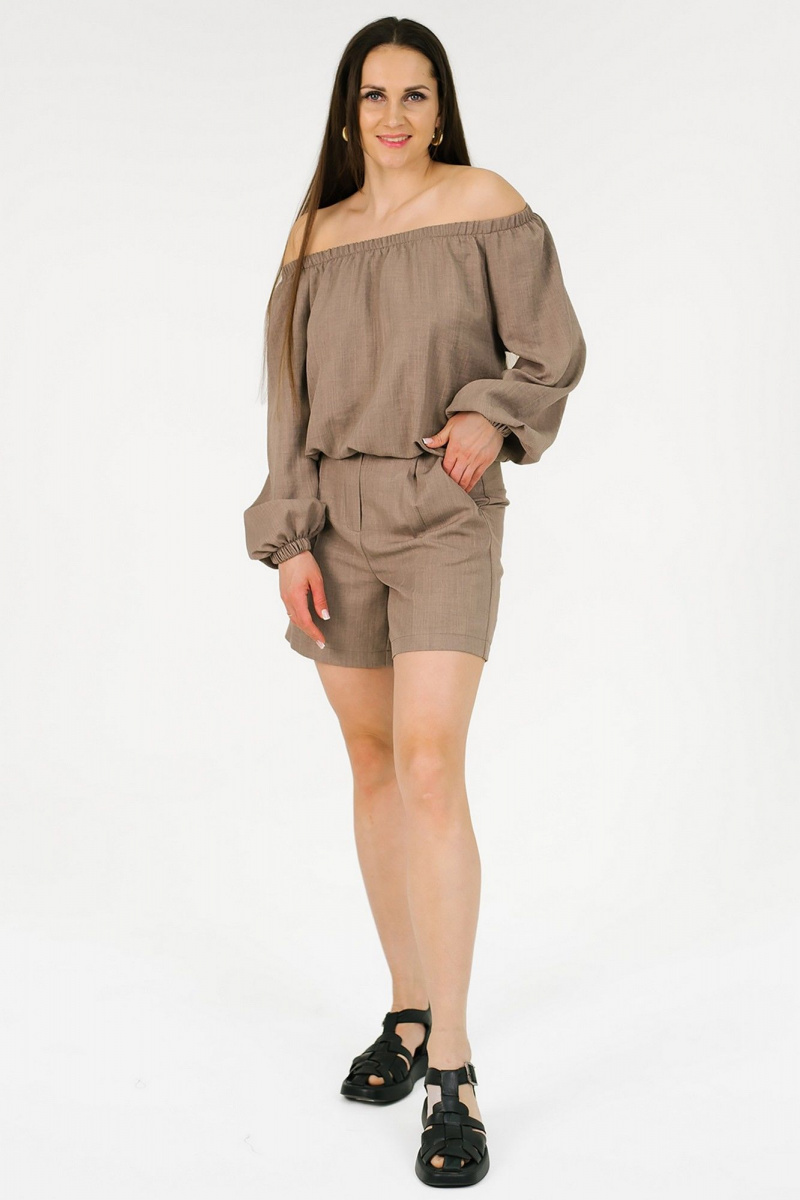 Шорты MONA STYLE FASHION&DESIGN 24060-1 капучино