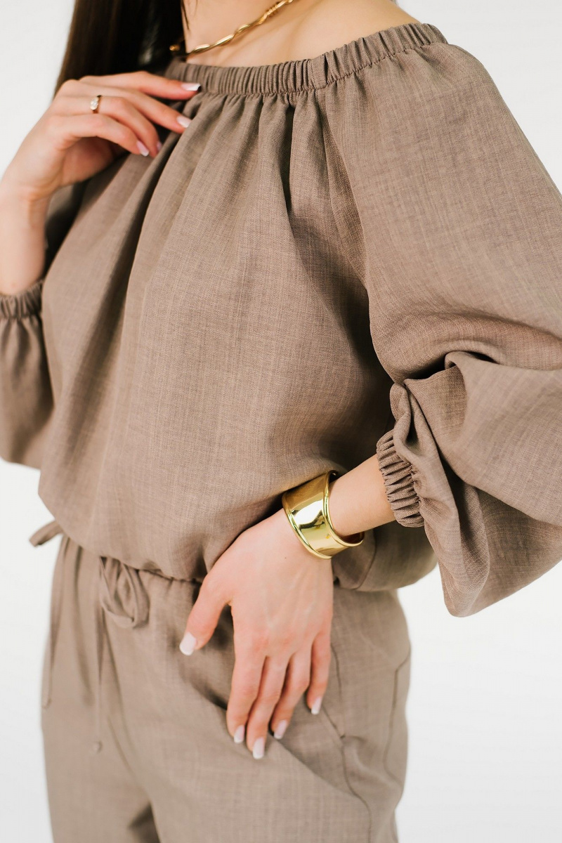 Блузы MONA STYLE FASHION&DESIGN 23038 капучино