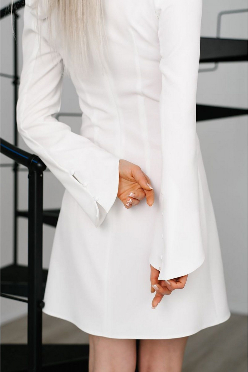 Платья MONA STYLE FASHION&DESIGN 23033 белый