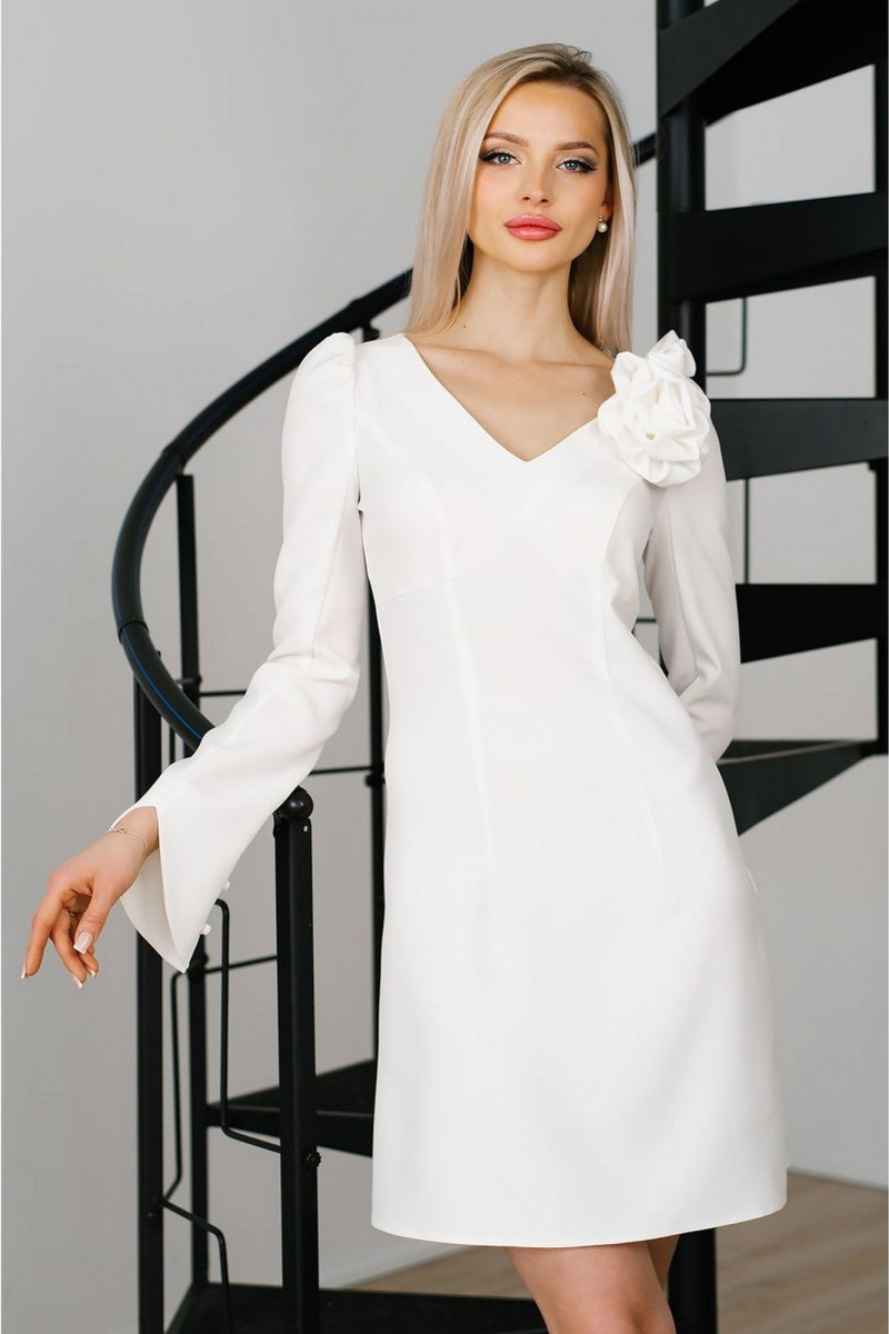 Платья MONA STYLE FASHION&DESIGN 23033 белый