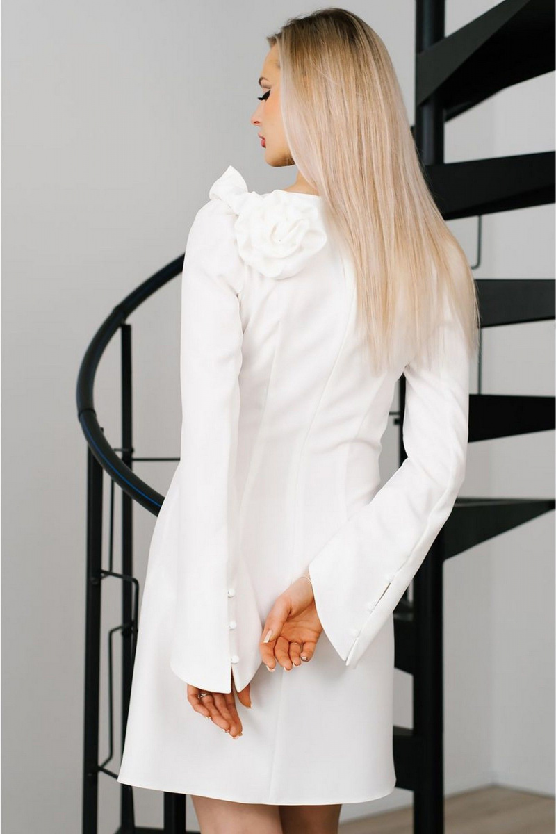 Платья MONA STYLE FASHION&DESIGN 23033 белый
