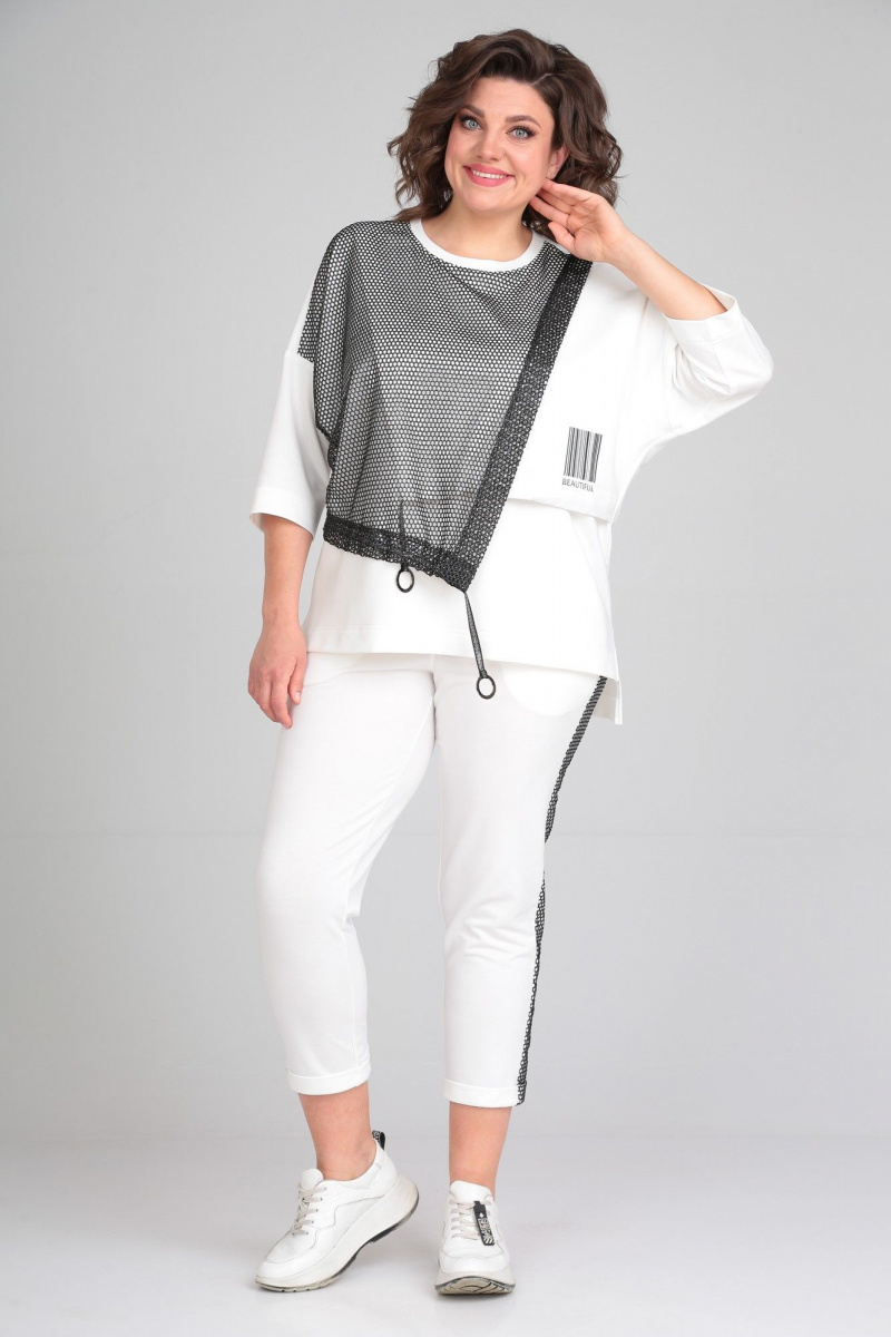 Брючный комплект Michel chic 1329/1 белый