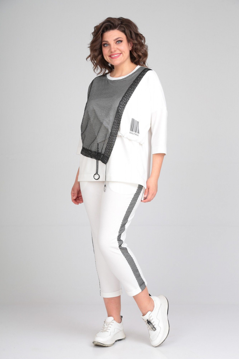 Брючный комплект Michel chic 1329/1 белый