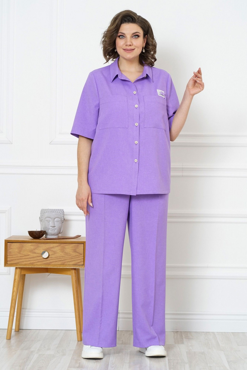 Брючный комплект Alani Collection 2118 сирень