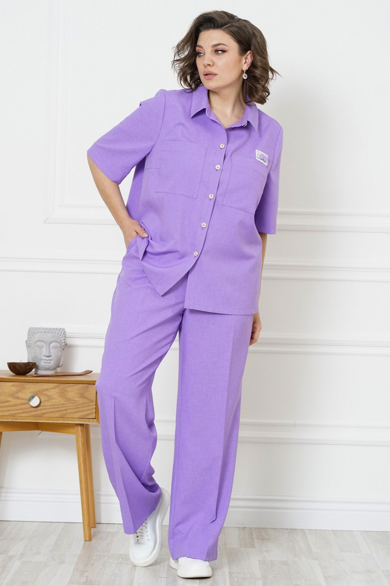 Брючный комплект Alani Collection 2118 сирень