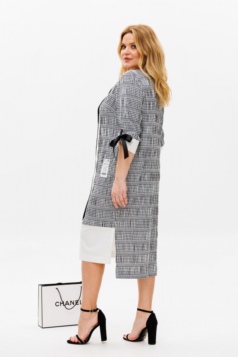 Платья Michel chic 2163 черный+белый