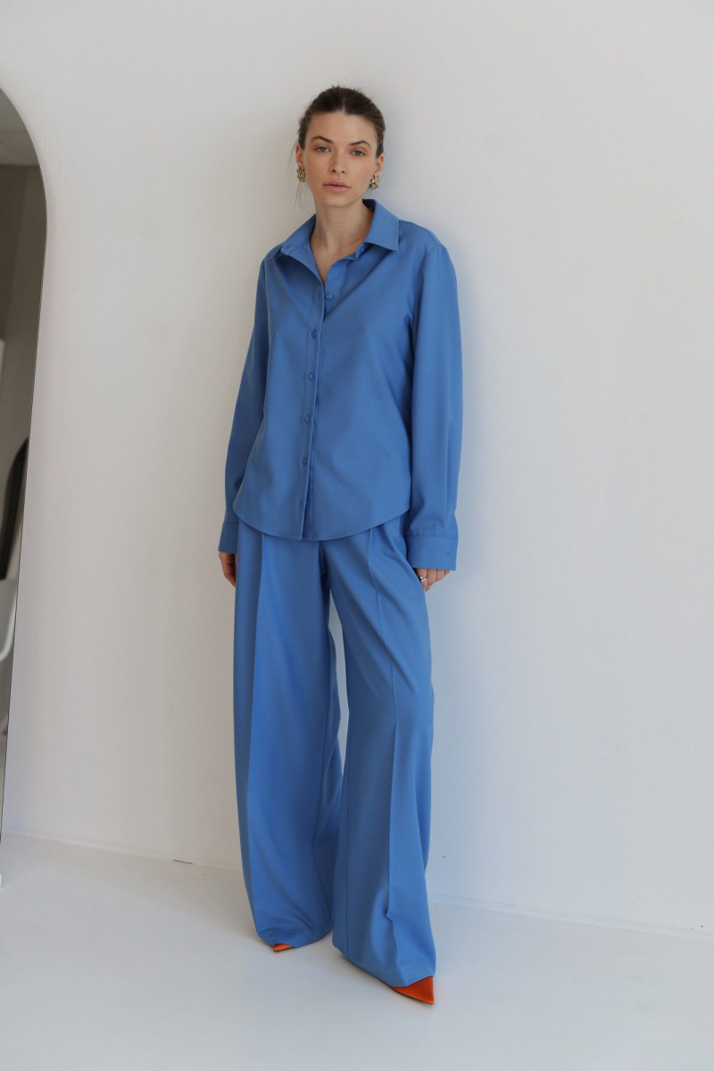 Рубашки HELEN BIRCH R027_ голубой