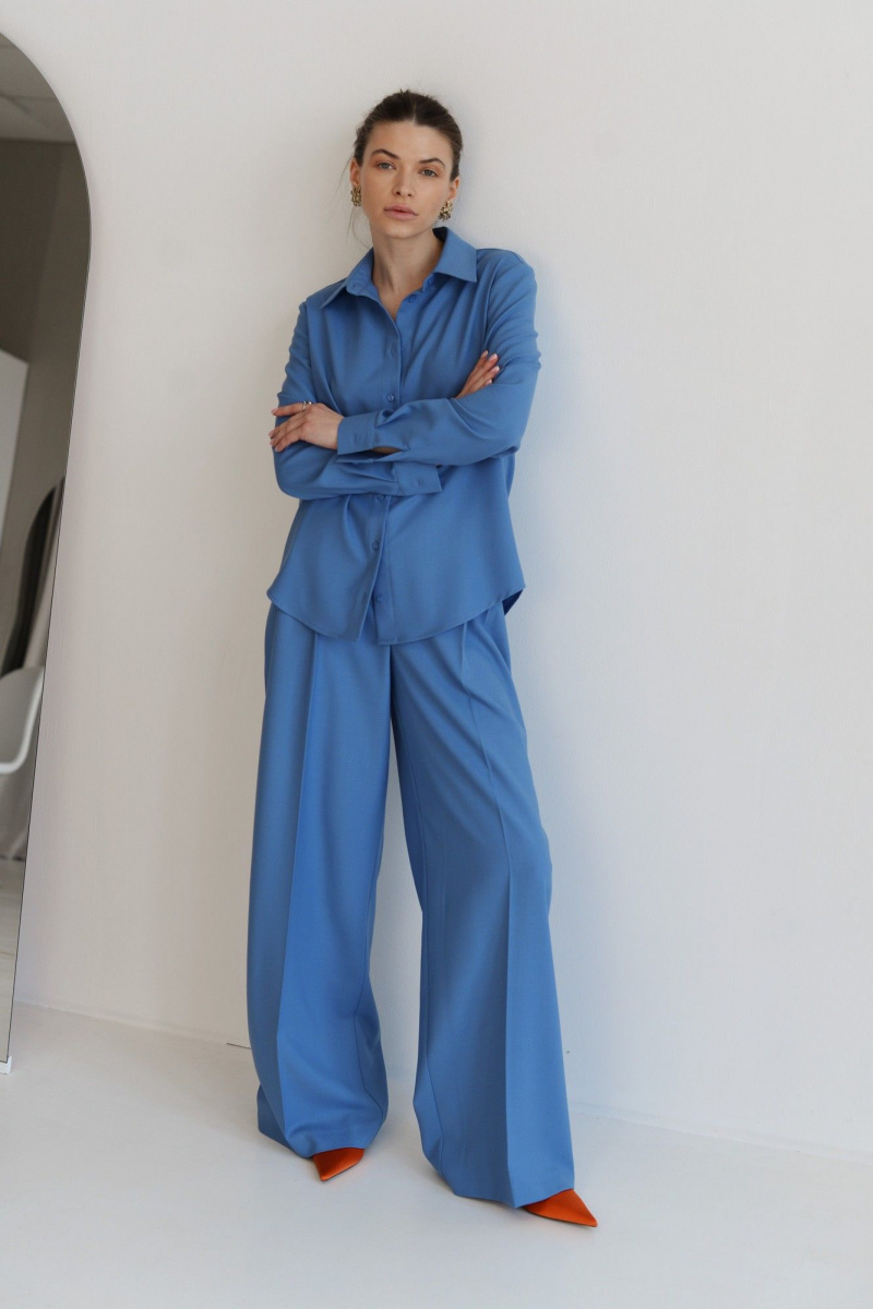 Рубашки HELEN BIRCH R027_ голубой