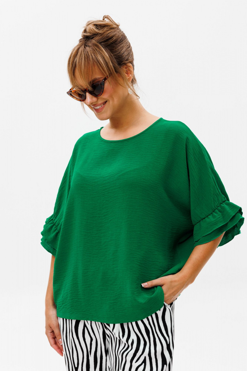 Брючный костюм Mubliz 180 зеленый_зебра