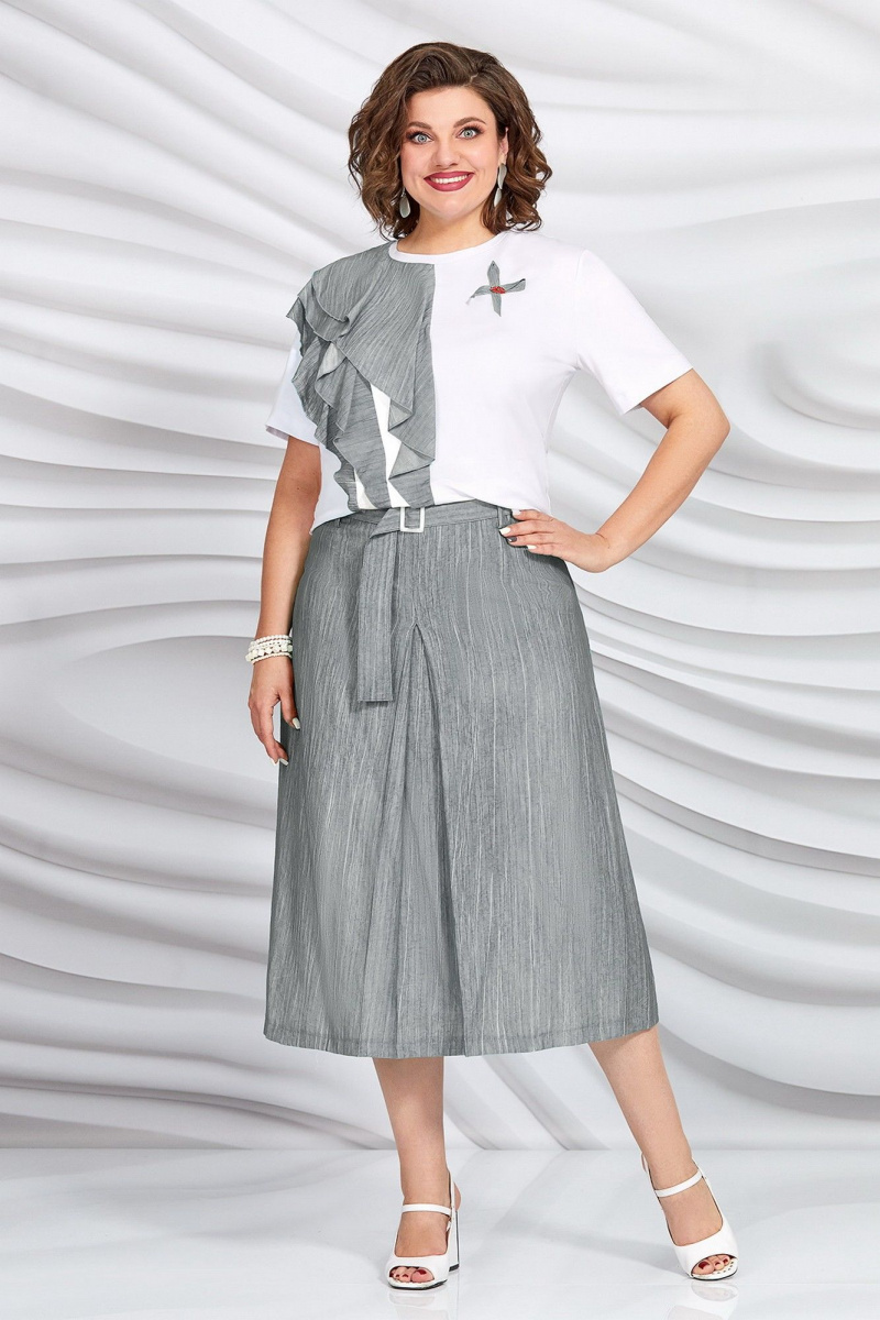 Юбочный комплект Mira Fashion 5423-3 серый